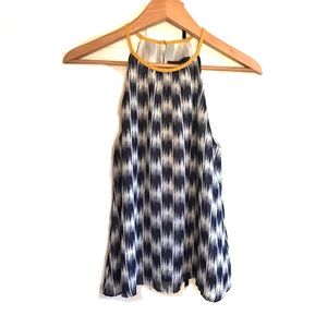 Anthropologie THML flowy Ikat print halter tank top